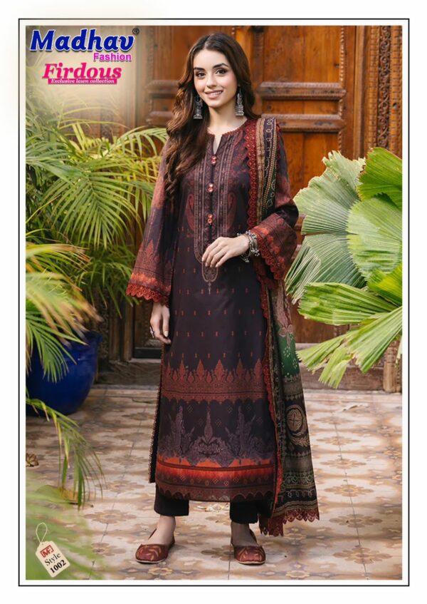 MADHAV FASHION FIRDOUS VOL 1 PURE LAWN SUITS 3.jpg