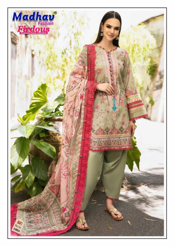 MADHAV FASHION FIRDOUS VOL 1 PURE LAWN SUITS 5.jpg