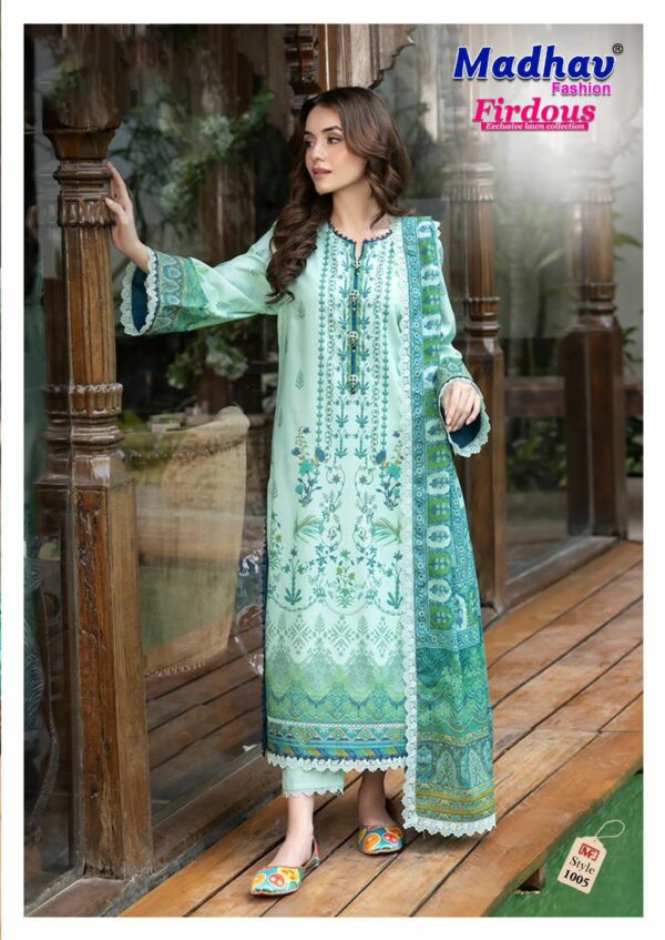 MADHAV FASHION FIRDOUS VOL 1 PURE LAWN SUITS 6.jpg