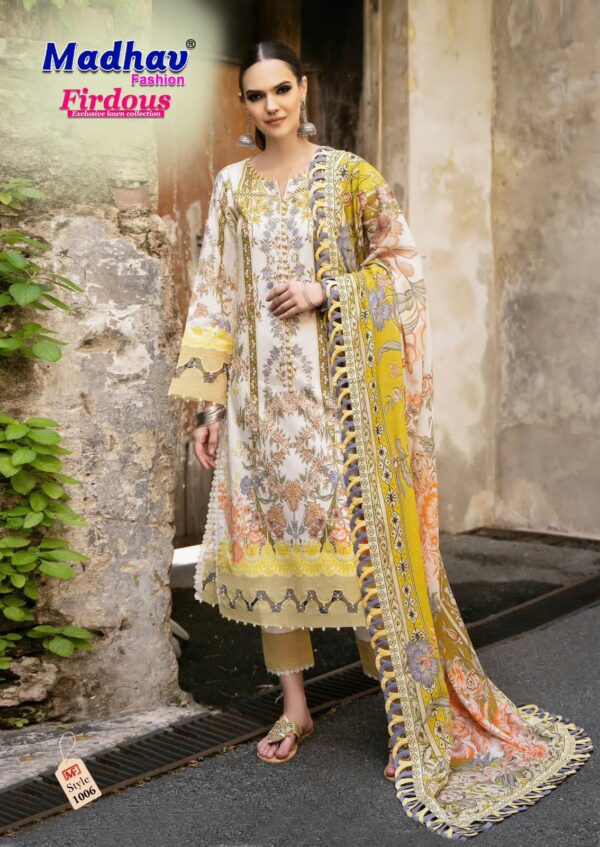 MADHAV FASHION FIRDOUS VOL 1 PURE LAWN SUITS 7.jpg