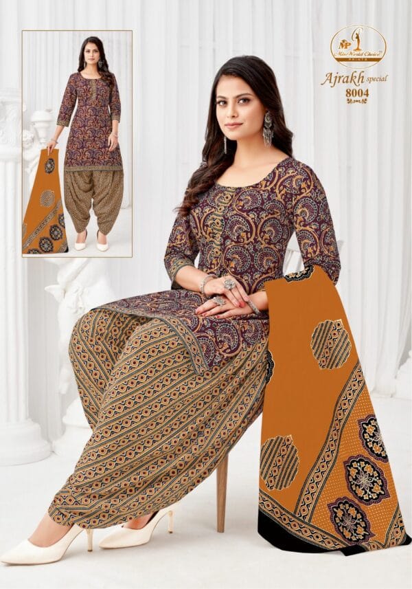 MISS WORLD AJRAKH VOL 8 COTTON PATIYALA SUITS 9.jpg