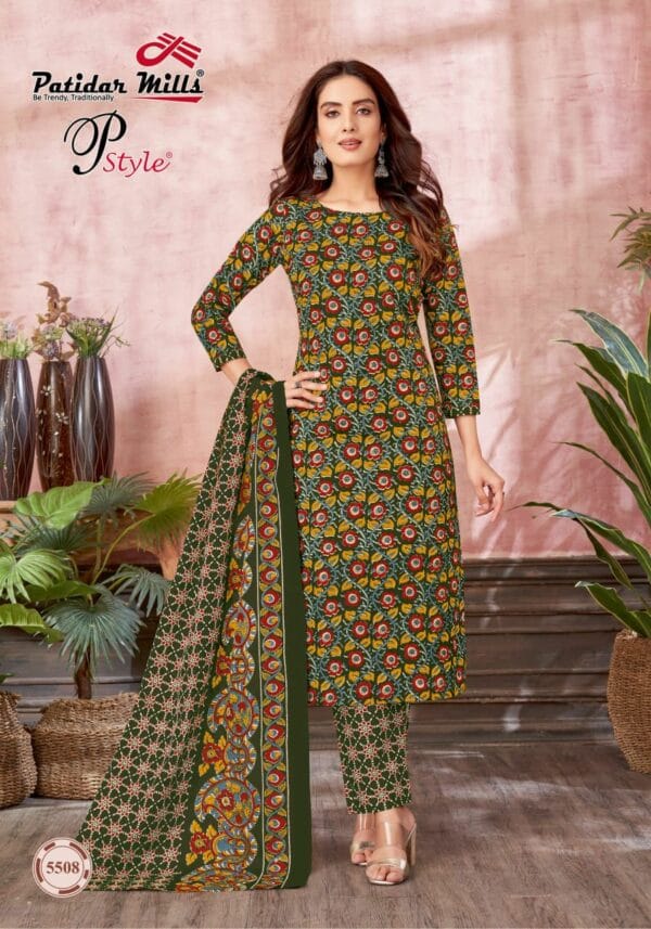 PATIDAR MILLS P STYLE VOL 55 COTTON DRESS MATERIALS 11.jpg