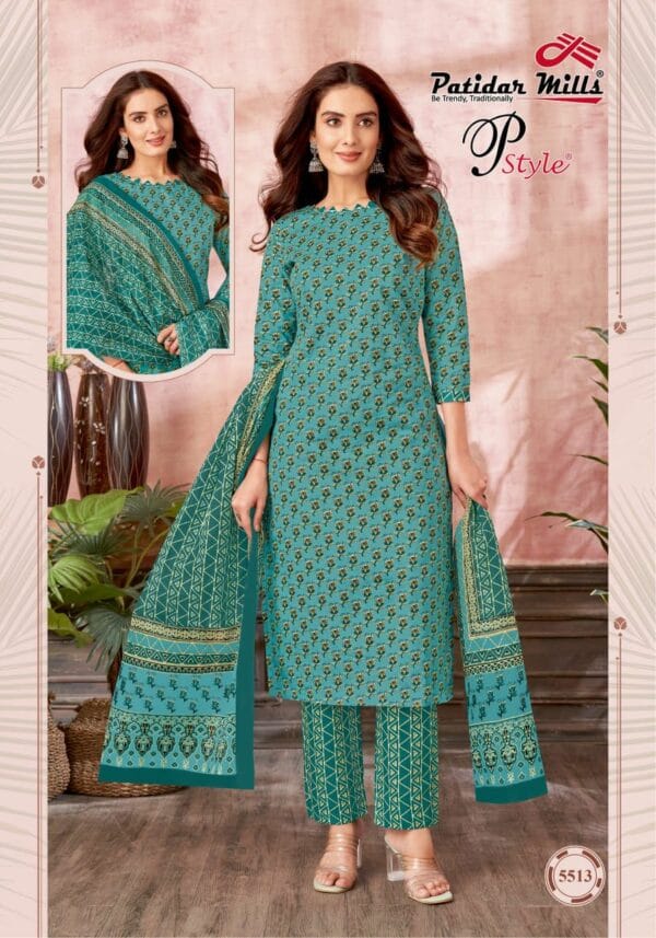 PATIDAR MILLS P STYLE VOL 55 COTTON DRESS MATERIALS 6.jpg