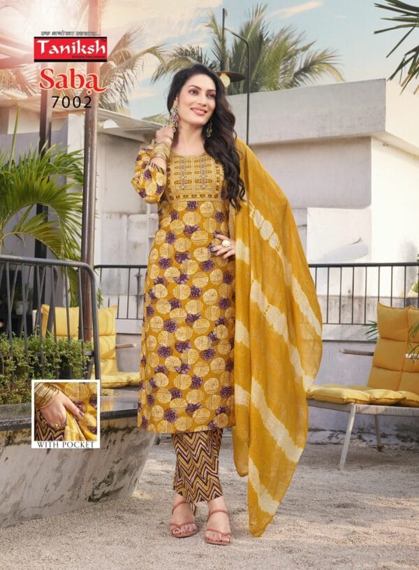 TANIKSH SABA VOL 7 READYMADE KURTI WITH POCKET 3.jpg