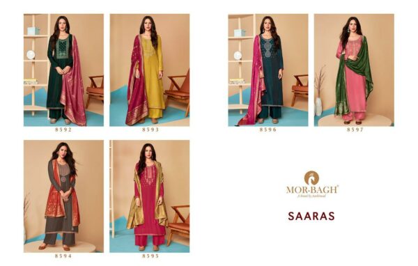 AASHIRWAD MOR BAGH SAARAS SILK SUITS CATALOGUE 16.jpg