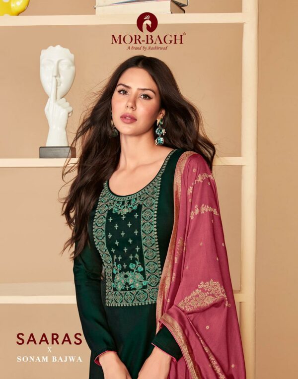 AASHIRWAD MOR BAGH SAARAS SILK SUITS CATALOGUE 17.jpg