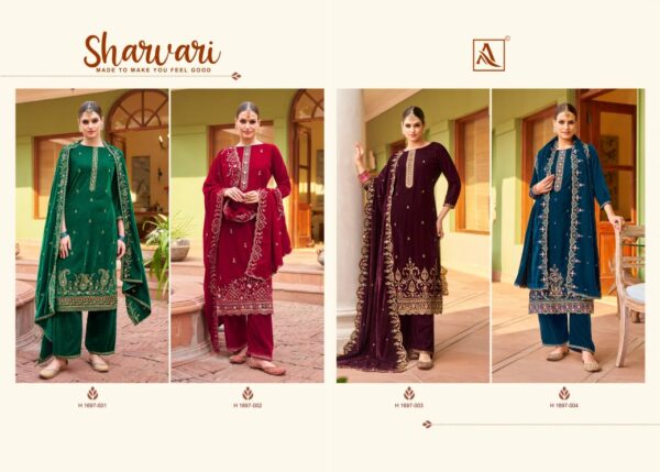 ALOK SUITS SHARVARI VELVET WINTER SUITS CATALOGUE 5.jpg