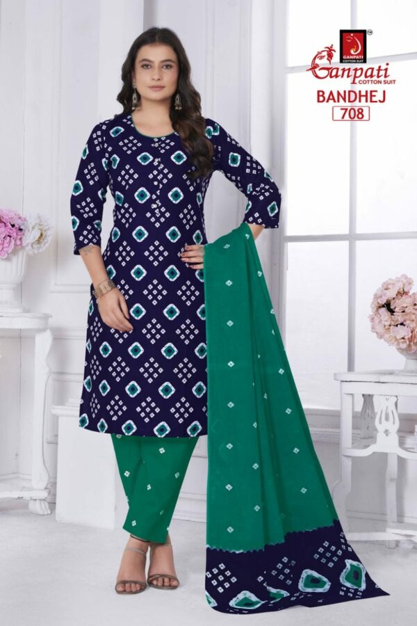 GANPATI BANDHANI VOL 7 READYMADE COTTON SUITS 7.jpg