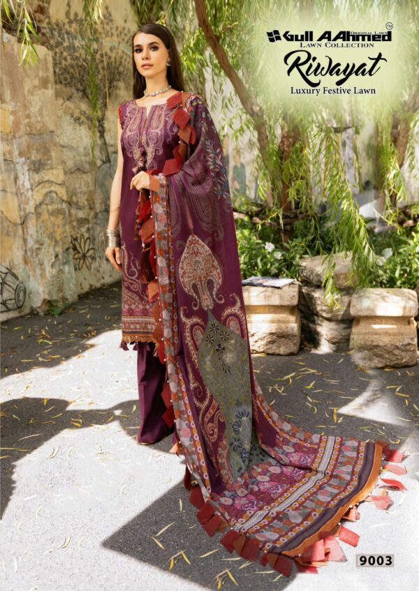 GULL AAHMED RIWAYAT VOL 9 COTTON KARACHI SUITS 2.jpg