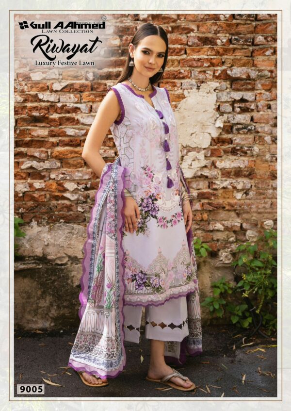 GULL AAHMED RIWAYAT VOL 9 COTTON KARACHI SUITS 4.jpg