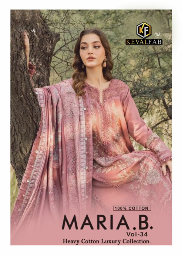 KEVAL FAB MARIA B VOL 34 LAWN KARACHI SUITS CATALOG 8.jpg