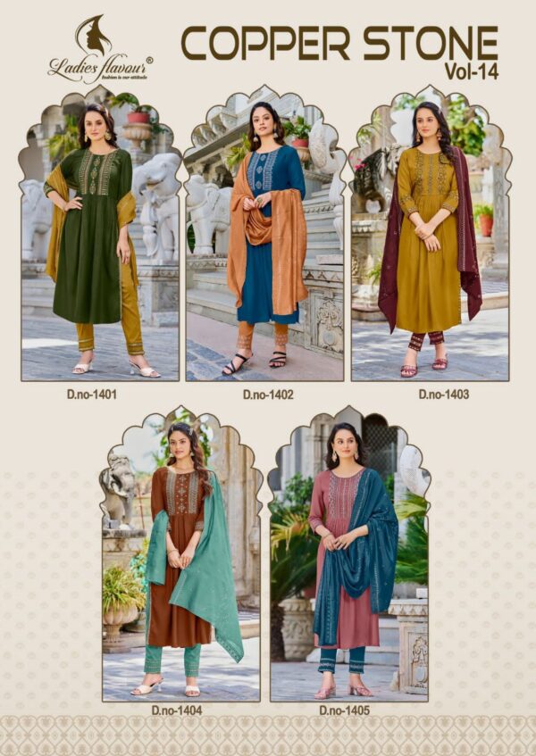 LADIES FLAVOUR COPPER STONE VOL 14 READYMADE KURTIS 7.jpg