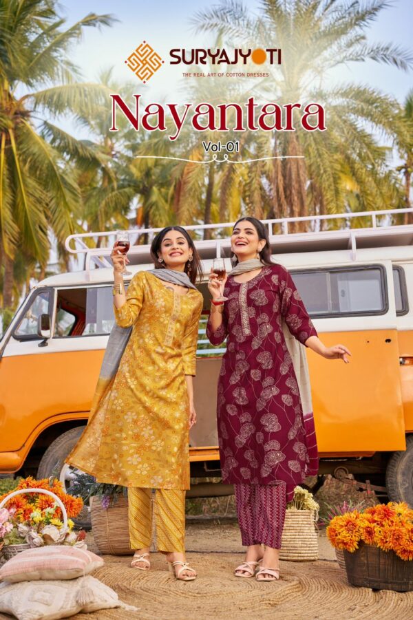 SURYAJYOTI NAYANTARA VOL 1 READYMADE KURTIS SET 11.jpg