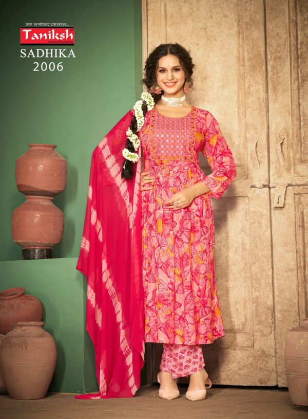 TANIKSH SADHIKA VOL 2 REYON PRINTED KURTIS CATALOG 4.jpg