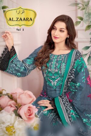 AL ZAARA VOL 1 LAWN KARACHI SUITS CATALOGUE 8.jpg