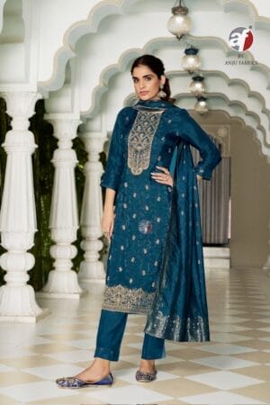 ANJU FABRICS SILK AFFAIR VOL 5 DOLA SILK READYMADE KURTI 4.jpg