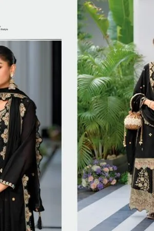 EBA LIFESTYLE BLACK WHITE SAFROON 4 READYMADE SUITS 1.jpg