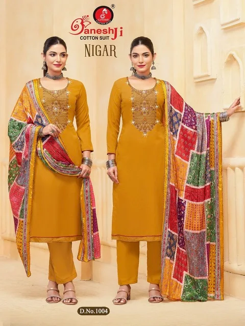 GANESH JI NIGAR VOL 1 RAYON EMBROIDERY SUITS 6.jpg