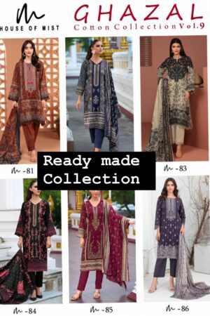 HOUSE OF MIST GHAZAL VOL 9 COTTON READYMADE SUITS 7.jpg