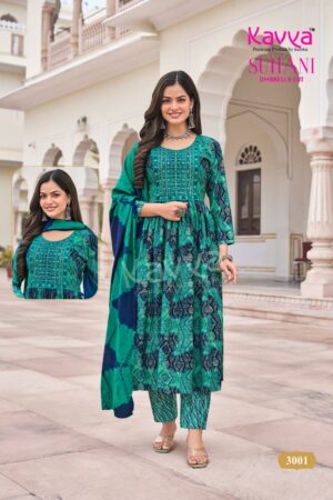 KAVYA SUHANI VOL 3 UMBRELLA CUT KURTIS CATALOG 1.jpg