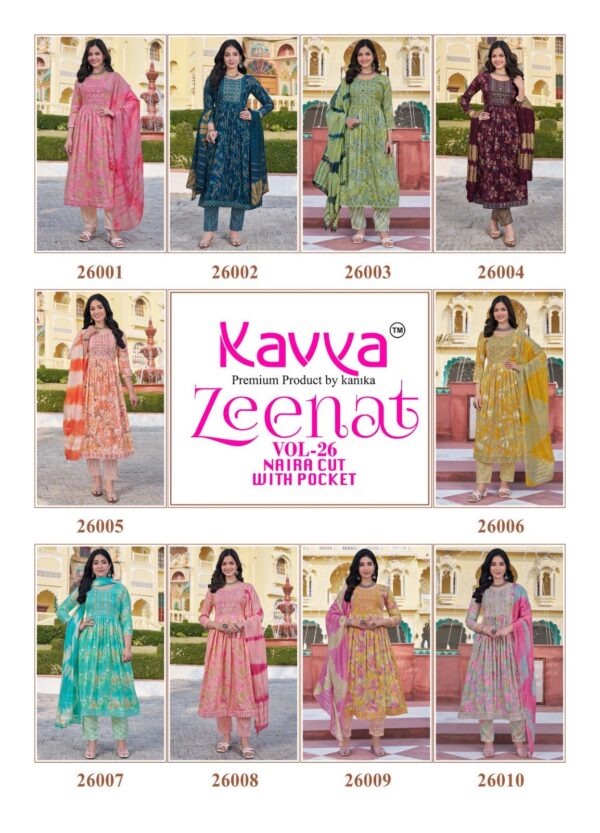 KAVYA ZEENAT VOL 26 COTTON PRINTED READYMADE KURTI 2.jpg