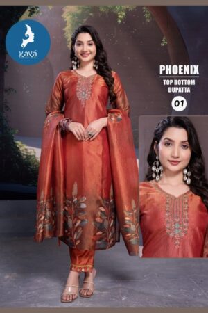KAYA KURTI PHOENIX SHIMMER PRINTED KURTI CATALOGUE 1.jpg
