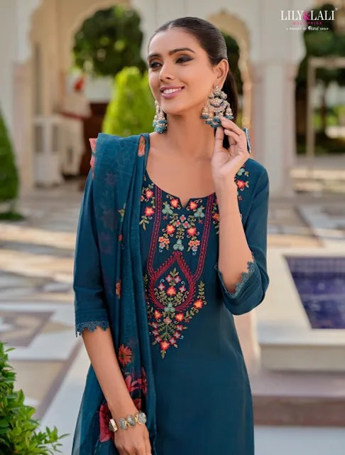 LILY LALI AFGHANI VOL 5 EMBROIDERY READYMADE KURTI 9.jpg