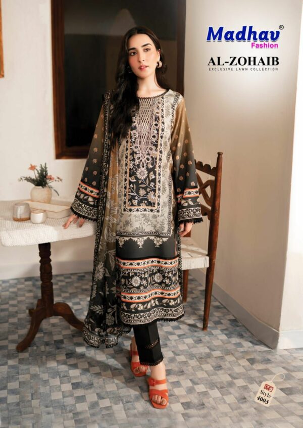 MADHAV FASHION AL ZOHAIB VOL 4 PURE LAWN SUITS 3.jpg