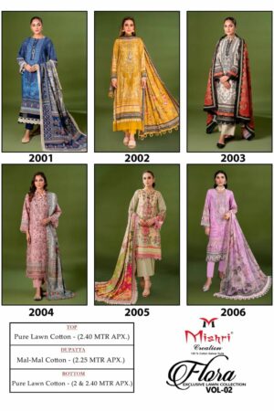 MISHRI CREATION FLORA VOL 2 COTTON PRINTED SUITS 2.jpg