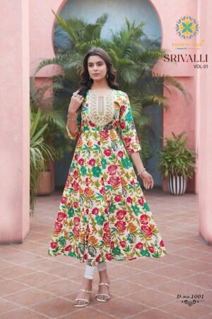 PASSION TREE SRIVALLI VOL 1 RAYON READYMADE KURTI 1.jpg