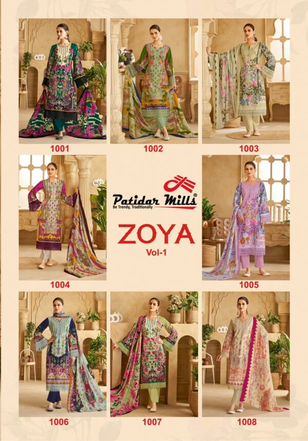 PATIDAR MILLS ZOYA VOL 1 COTTON PRINTED SUITS SUPPLIER 10.jpg