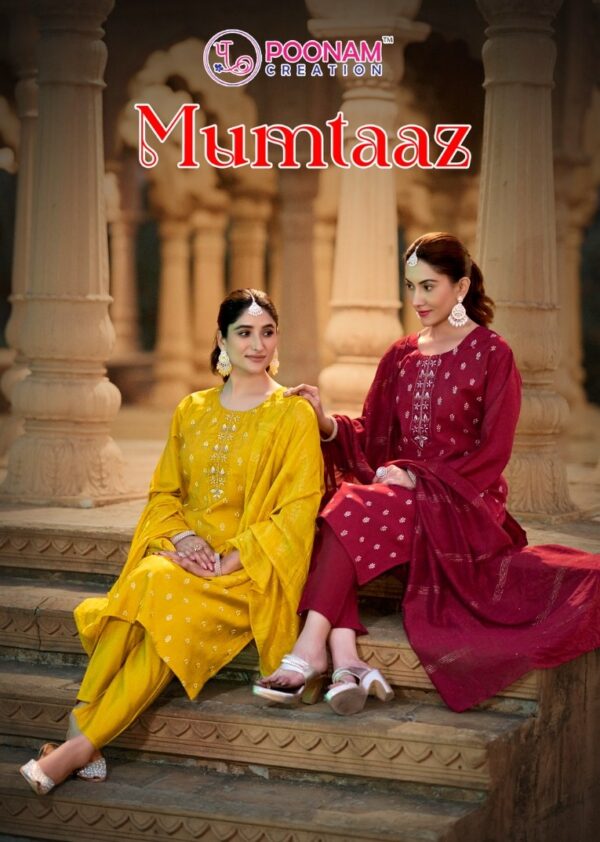 POONAM CREATION MUMTAAZ ROMAN SILK READYMADE KURTI 1.jpg