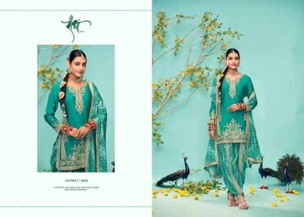 RADHA TRENDZ JASPREET HEAVY CHINNON SUITS 1.jpg