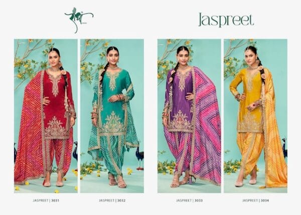 RADHA TRENDZ JASPREET HEAVY CHINNON SUITS 13.jpg