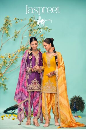 RADHA TRENDZ JASPREET HEAVY CHINNON SUITS 14.jpg