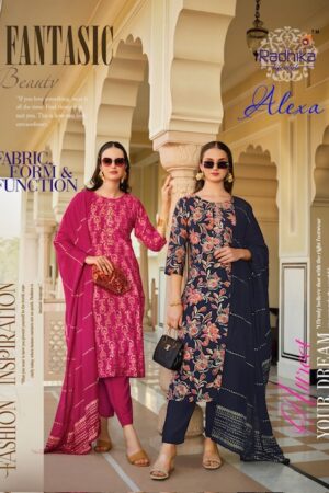RADHIKA LIFESTYLE ALEXA VOL 1 SILK READYMADE KURTI 1.jpg