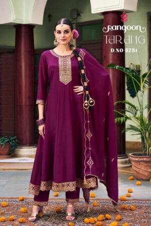 RANGOON TARANG CHINON SILK READYMADE KURTI 5.jpg
