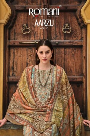 ROMANI AARZU VOL 10 PURE COTTON SUITS CATALOGUE 10.jpg