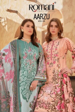ROMANI AARZU VOL 9 PURE COTTON SUITS CATALOGUE 10.jpg