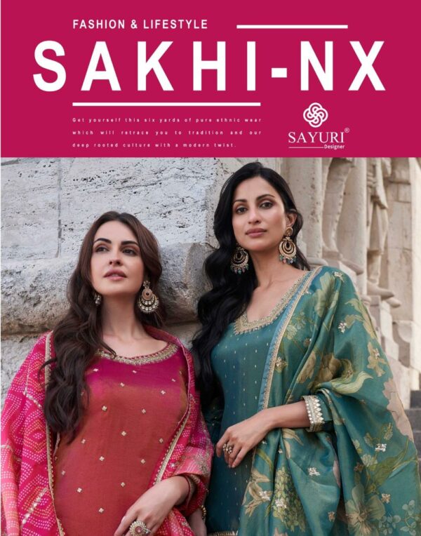 SAYURI DESIGNER SAKHI NX DESIGNER CHINNON SUITS 9.jpg