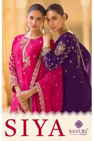 SAYURI DESIGNER SIYA ORGANZA SILK FANCY SUITS 1.jpg