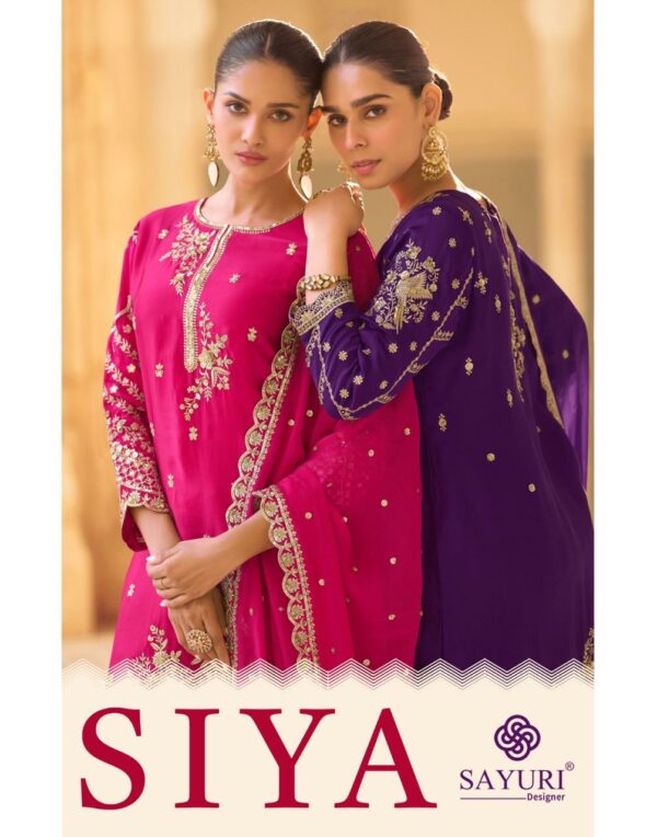 SAYURI DESIGNER SIYA ORGANZA SILK FANCY SUITS 1.jpg