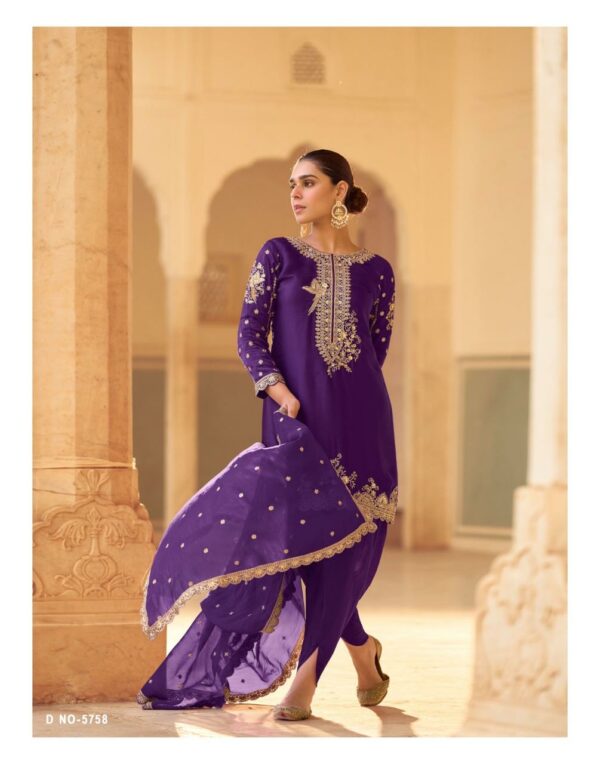 SAYURI DESIGNER SIYA ORGANZA SILK FANCY SUITS 8.jpg