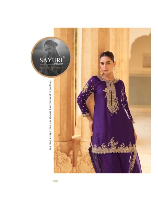 SAYURI DESIGNER SIYA ORGANZA SILK FANCY SUITS 9.jpg