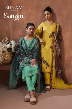 SHIVAAY SANGINI PURE VISCOSE MUSLIN SUITS CATALOGUE LATEST 2024