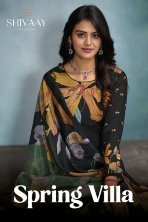 SHIVAAY SPRING VILLA PURE VISCOSE MUSLIN SUITS LATEST 2024