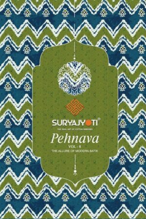 SURYAJYOTI PEHNAVA VOL 8 COTTON PRINTED SUIT WHOLESALER 6.jpg