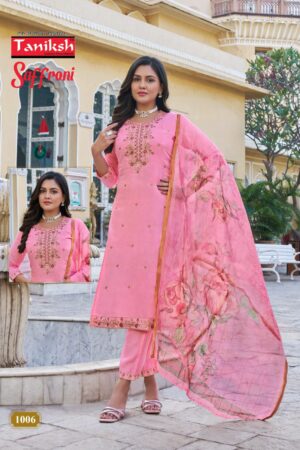 TANIKSH SAFFRONI VOL 1 EMBROIDERY READYMADE KURTI 1.jpg