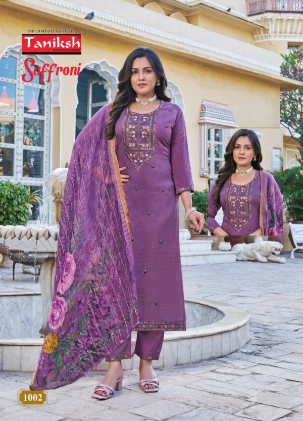 TANIKSH SAFFRONI VOL 1 EMBROIDERY READYMADE KURTI 10 1.jpg