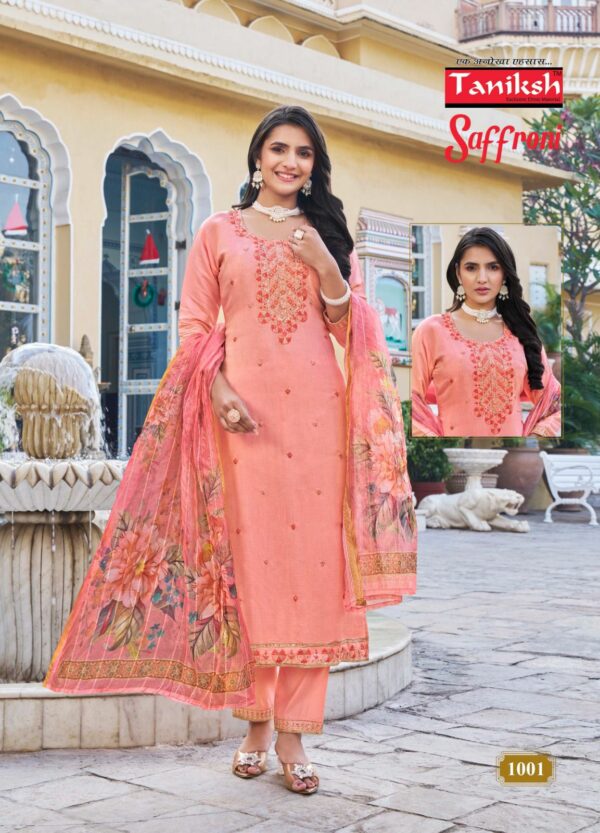 TANIKSH SAFFRONI VOL 1 EMBROIDERY READYMADE KURTI 2.jpg